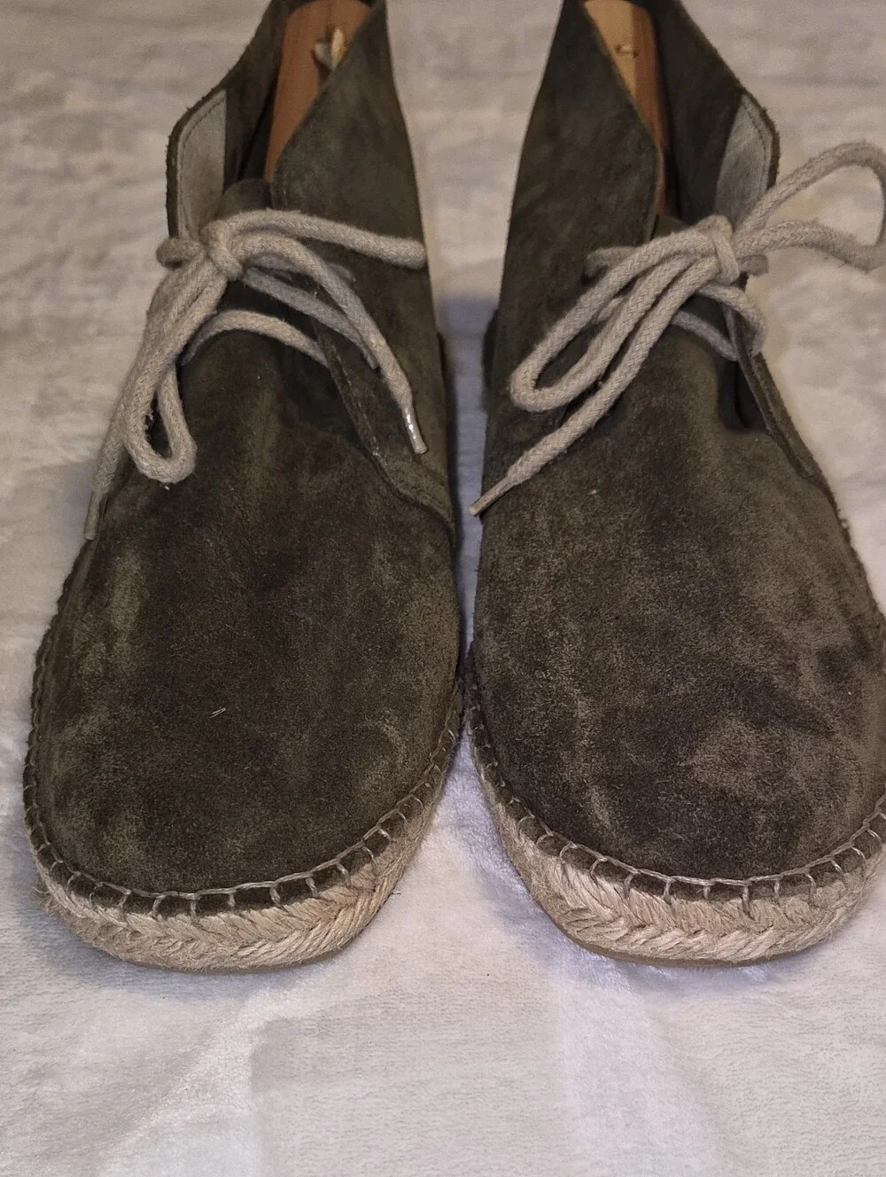 Men's Suede Chukka Espadrille - Green